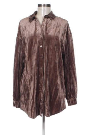 Cămașă de femei NA-KD, Mărime M, Culoare Maro, Preț 51,99 Lei