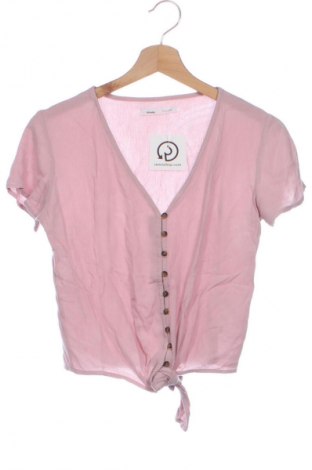 Γυναικείο πουκάμισο Sinsay, Μέγεθος XS, Χρώμα Σάπιο μήλο, Τιμή 12,83 €