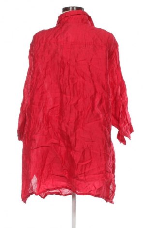Γυναικείο πουκάμισο Ulla Popken, Μέγεθος XXL, Χρώμα Κόκκινο, Τιμή 20,99 €