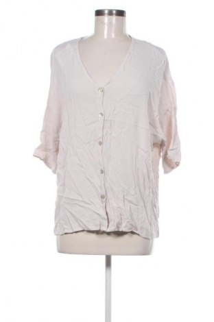Γυναικείο πουκάμισο Unbranded, Μέγεθος 3XL, Χρώμα Εκρού, Τιμή 13,00 €