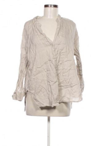 Γυναικείο πουκάμισο Zara, Μέγεθος L, Χρώμα  Μπέζ, Τιμή 11,99 €