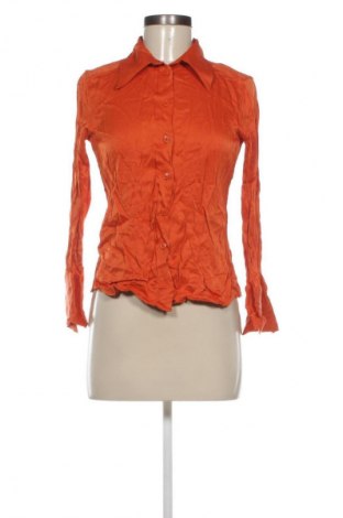 Дамска риза Zara, Размер L, Цвят Оранжев, Цена 21,99 лв.