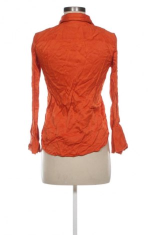 Дамска риза Zara, Размер L, Цвят Оранжев, Цена 21,99 лв.