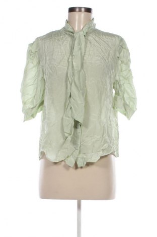 Γυναικείο πουκάμισο Zara, Μέγεθος XL, Χρώμα Πράσινο, Τιμή 16,99 €