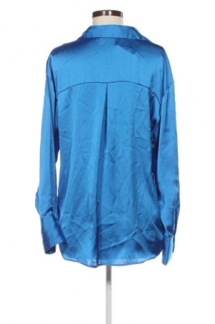 Дамска риза Zara, Размер L, Цвят Син, Цена 20,99 лв.