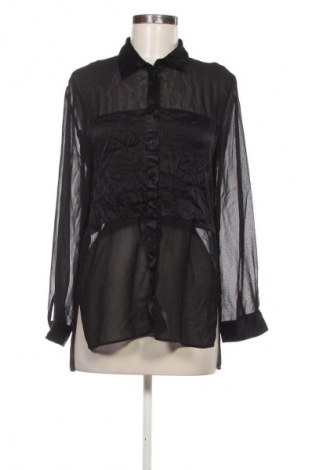 Дамска риза Zara, Размер M, Цвят Черен, Цена 16,99 лв.