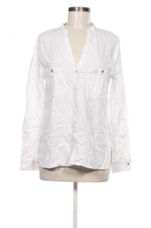 Дамска риза Zara, Размер M, Цвят Бял, Цена 23,99 лв.
