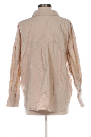 Дамска риза Zara, Размер XL, Цвят Бежов, Цена 21,99 лв.