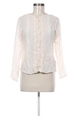 Γυναικείο πουκάμισο Zara, Μέγεθος L, Χρώμα Εκρού, Τιμή 13,80 €