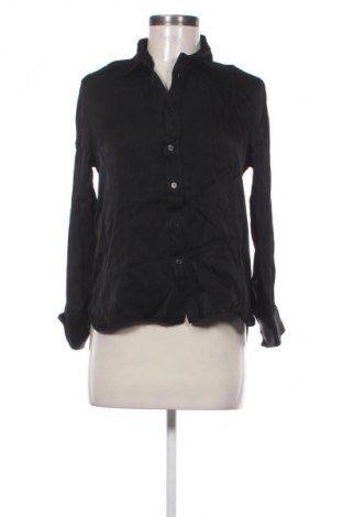 Дамска риза Zara, Размер L, Цвят Черен, Цена 27,00 лв.