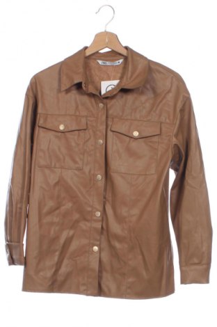 Γυναικείο πουκάμισο Zara, Μέγεθος XS, Χρώμα Πορτοκαλί, Τιμή 9,99 €