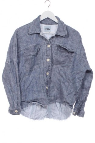 Γυναικείο πουκάμισο Zara, Μέγεθος XS, Χρώμα Μπλέ, Τιμή 13,81 €