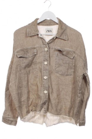 Damska koszula Zara, Rozmiar XS, Kolor Beżowy, Cena 62,07 zł