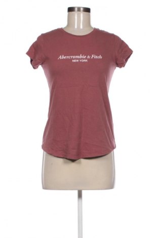 Damski T-shirt Abercrombie & Fitch, Rozmiar S, Kolor Popielaty róż, Cena 41,38 zł