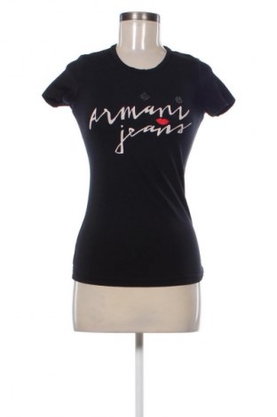 Damen T-Shirt Armani Jeans, Größe XS, Farbe Schwarz, Preis 34,78 €