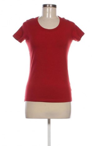 Дамска тениска F&F, Размер XS, Цвят Червен, Цена 17,00 лв.