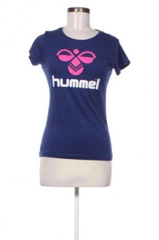 Damski T-shirt Hummel, Rozmiar S, Kolor Niebieski, Cena 41,38 zł