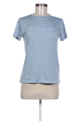 Дамска тениска Karl Lagerfeld, Размер S, Цвят Син, Цена 68,00 лв.