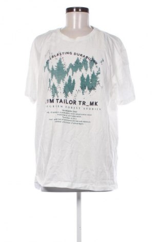 Дамска тениска Tom Tailor, Размер XL, Цвят Бял, Цена 41,99 лв.
