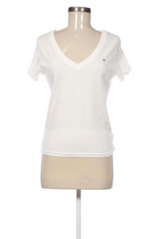 Дамска тениска Tommy Jeans, Размер L, Цвят Бял, Цена 51,99 лв.