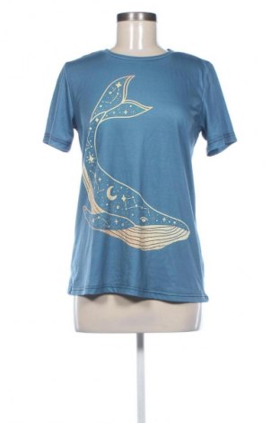 Дамска тениска Unbranded, Размер M, Цвят Син, Цена 17,10 лв.