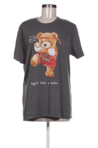 Γυναικείο t-shirt Unbranded, Μέγεθος L, Χρώμα Γκρί, Τιμή 8,70 €