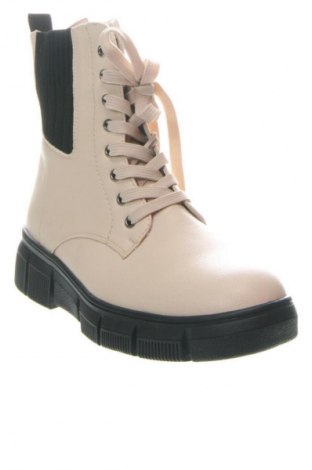 Γυναικεία μποτάκια Unbranded, Μέγεθος 40, Χρώμα Εκρού, Τιμή 39,39 €
