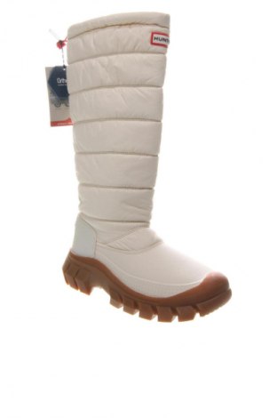 Damenstiefel Hunter, Größe 38, Farbe Ecru, Preis 177,99 €