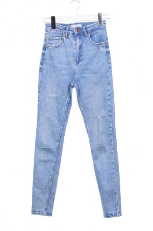 Dámské džíny  Bershka, Velikost XXS, Barva Modrá, Cena  367,00 Kč