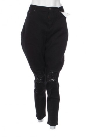 Damskie jeansy Boohoo, Rozmiar XL, Kolor Czarny, Cena 105,75 zł