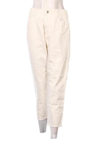 Дамски дънки H&M, Размер L, Цвят Екрю, Цена 19,99 лв.