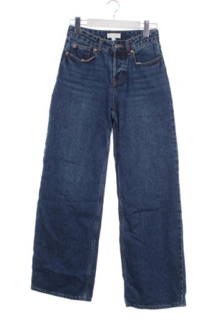 Дамски дънки H&M, Размер XS, Цвят Син, Цена 17,99 лв.