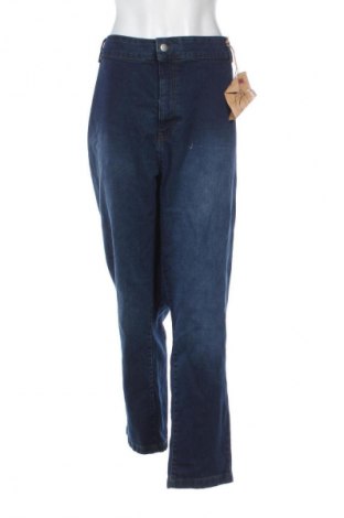 Damskie jeansy Janina, Rozmiar 5XL, Kolor Niebieski, Cena 63,99 zł