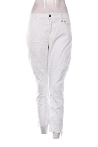 Damskie jeansy Junee, Rozmiar XXL, Kolor Biały, Cena 66,67 zł