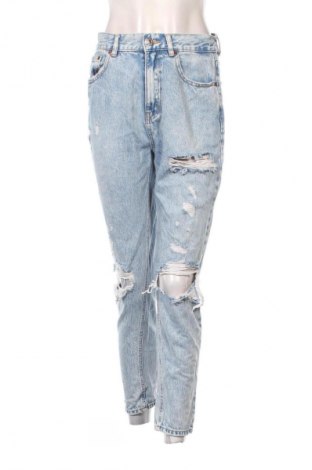 Дамски дънки Pull&Bear, Размер S, Цвят Син, Цена 20,99 лв.