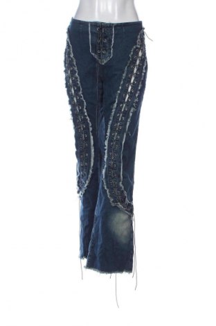 Dámské džíny  Romwe, Velikost L, Barva Modrá, Cena  599,00 Kč