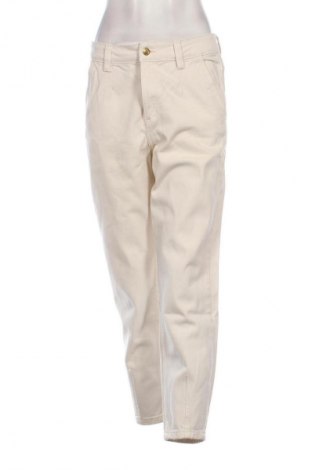 Blugi de femei Sinsay, Mărime L, Culoare Ecru, Preț 76,00 Lei