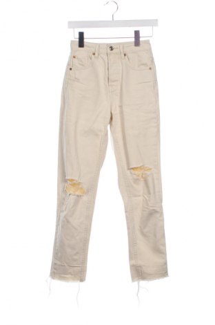 Női farmernadrág Stradivarius, Méret XXS, Szín Bézs, Ár 5 800 Ft