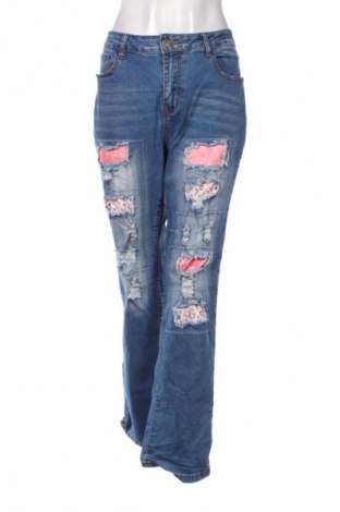 Дамски дънки Unbranded, Размер L, Цвят Син, Цена 29,00 лв.