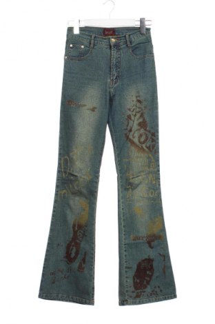 Дамски дънки Unbranded, Размер XS, Цвят Многоцветен, Цена 29,00 лв.