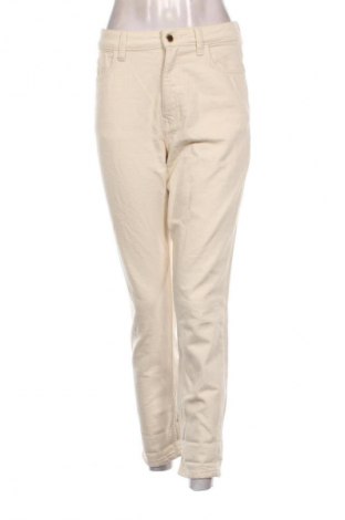 Дамски дънки Zara, Размер S, Цвят Бежов, Цена 20,99 лв.