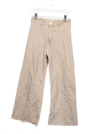 Dámské džíny  Zara, Velikost XS, Barva Béžová, Cena  279,00 Kč