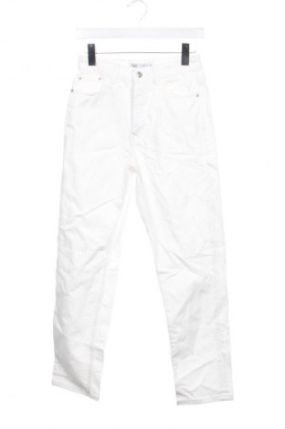 Dámske džínsy  Zara, Veľkosť XS, Farba Biela, Cena  13,95 €