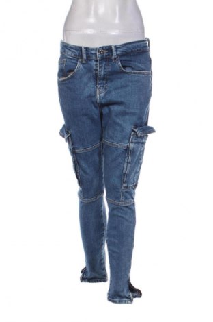 Damskie jeansy Zara, Rozmiar M, Kolor Niebieski, Cena 62,02 zł