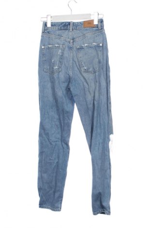 Blugi de femei Zara, Mărime XS, Culoare Albastru, Preț 71,05 Lei