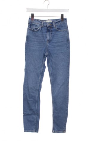 Dámske džínsy  Zara, Veľkosť XS, Farba Modrá, Cena  13,80 €