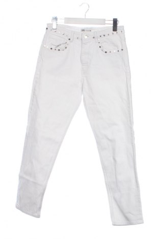 Blugi de femei Zara, Mărime M, Culoare Alb, Preț 71,00 Lei