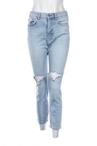 Дамски дънки Zara, Размер S, Цвят Син, Цена 27,37 лв.