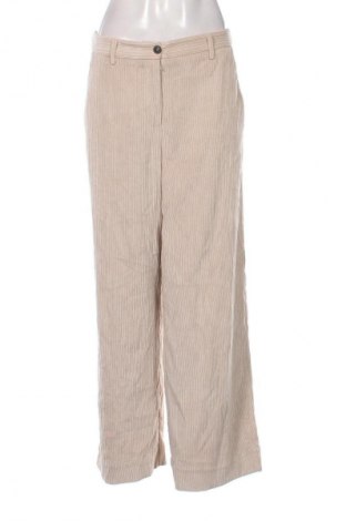 Női kordbársony nadrág Carla Montanarini, Méret XL, Szín Bézs, Ár 7 839 Ft