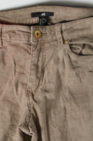 Dámské manšestráky  H&M, Velikost M, Barva Béžová, Cena  229,00 Kč